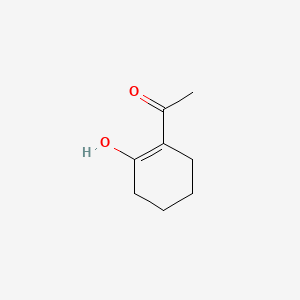 molecular formula C8H12O2 B12445211 1-(2-Hydroxycyclohex-1-en-1-yl)ethanone 