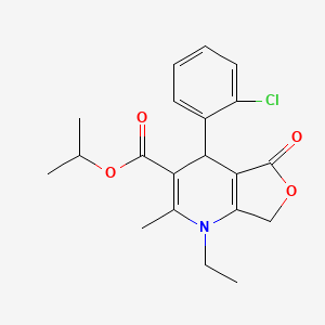 molecular formula C20H22ClNO4 B1244525 BAY R3401 CAS No. 100276-03-7