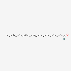 molecular formula C18H30O B12445501 Octadeca-9,12,15-trienal 