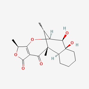 molecular formula C18H24O6 B1244551 Dihydrotetrodecamycin 