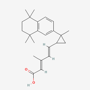 (2E,4E)-5-[2-Methyl-2-(1,1,4,4-tetramethyl-1,2,3,4-tetrahydronaphthalene-6-yl)cyclopropyl]-3-methyl-2,4-pentadienoic acid