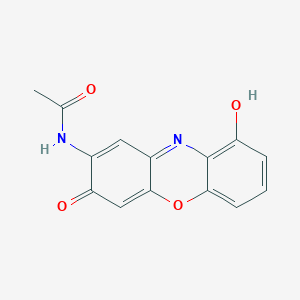 molecular formula C14H10N2O4 B1244592 Chandrananimycin A 