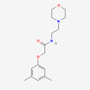 molecular formula C16H24N2O3 B12446083 2-(3,5-dimethylphenoxy)-N-[2-(morpholin-4-yl)ethyl]acetamide 