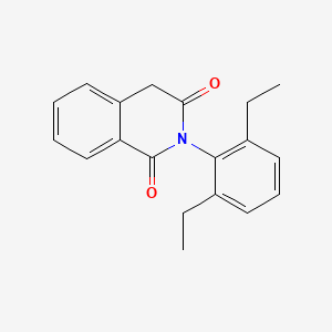 molecular formula C19H19NO2 B1244621 n-(2,6-Diethylphenyl)-homophthalimide 
