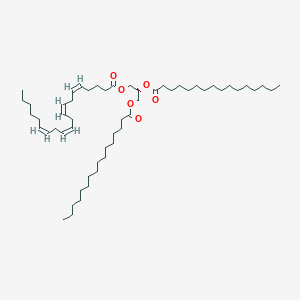 molecular formula C55H98O6 B1244625 [(2R)-2,3-di(hexadecanoyloxy)propyl] (5Z,8Z,11Z,14Z)-icosa-5,8,11,14-tetraenoate 
