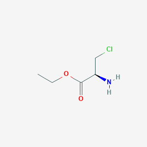 molecular formula C5H10ClNO2 B12446288 Ethyl (S)-2-amino-3-chloropropanoate 