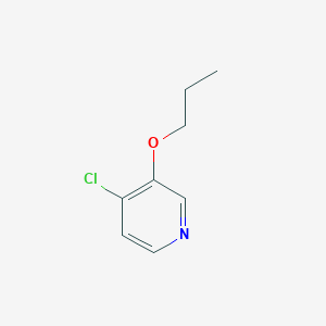molecular formula C8H10ClNO B12446350 4-Chloro-3-propoxypyridine 