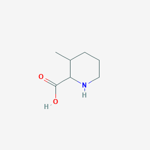 molecular formula C7H13NO2 B12446362 3-methylpiperidine-2-carboxylic Acid 