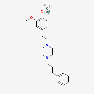 molecular formula C23H32N2O2 B1244645 Cutamesine C-11 