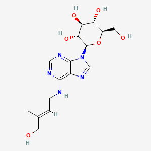 molecular formula C16H23N5O6 B1244650 trans-Zeatin glucoside CAS No. 51255-96-0