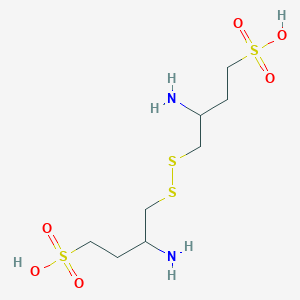 molecular formula C8H20N2O6S4 B1244659 Firibastat, (+/-)- CAS No. 721392-96-7