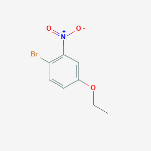 molecular formula C8H8BrNO3 B12446635 1-Bromo-4-ethoxy-2-nitrobenzene 
