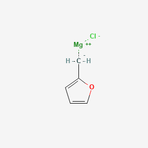 molecular formula C5H5ClMgO B12446683 (Furan-2-ylmethyl)magnesium chloride 