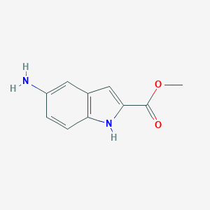 molecular formula C10H10N2O2 B124467 Methyl 5-amino-1H-indole-2-carboxylate CAS No. 147539-80-8