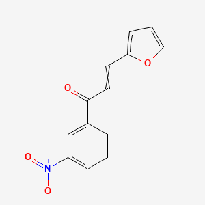 molecular formula C13H9NO4 B12446793 3-(2-Furyl)-1-(3-nitrophenyl)-prop-2-ene-1-one 