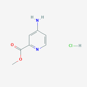 molecular formula C7H9ClN2O2 B12446951 Methyl 4-aminopicolinate hydrochloride 