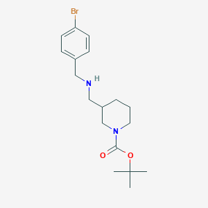 molecular formula C18H27BrN2O2 B12446977 1-Boc-3-[(4-bromo-benzylamino)-methyl]-piperidine CAS No. 887587-21-5