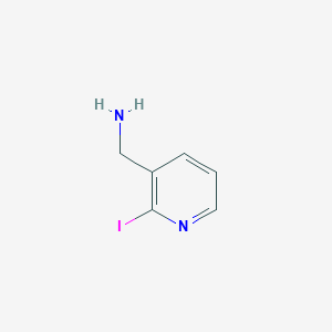 molecular formula C6H7IN2 B12446983 (2-Iodopyridin-3-yl)methanamine 