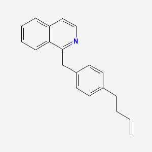 molecular formula C20H21N B1244701 1-(4-Butylbenzyl)Isoquinoline 