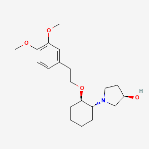 molecular formula C20H31NO4 B1244702 Vernakalant CAS No. 794466-70-9