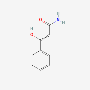 molecular formula C9H9NO2 B12447035 3-Hydroxy-3-phenylprop-2-enamide CAS No. 65483-84-3