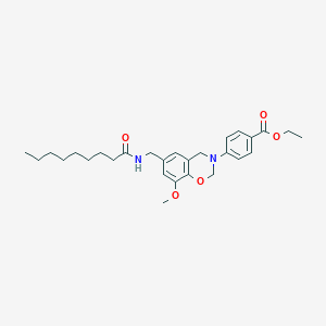 molecular formula C28H38N2O5 B1244707 Capsazocaine 