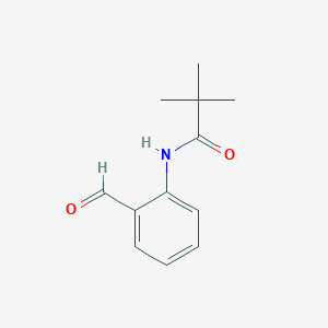molecular formula C12H15NO2 B12447128 N-(2-Formylphenyl)pivalamide 