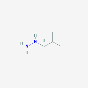 molecular formula C5H14N2 B12447164 (3-Methylbutan-2-YL)hydrazine CAS No. 30924-08-4