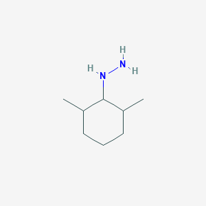 molecular formula C8H18N2 B12447219 (2,6-Dimethylcyclohexyl)hydrazine 