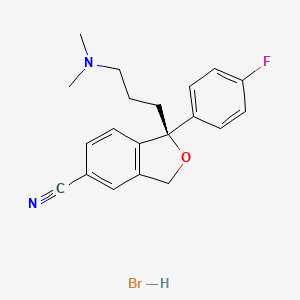 molecular formula C20H22BrFN2O B1244730 Escitalopram hydrobromide 