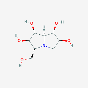 molecular formula C8H15NO5 B1244732 Casuarine 