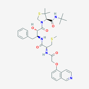 molecular formula C35H45N5O6S2 B124474 Kynostatin 227 CAS No. 147384-69-8