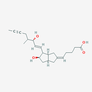 (5Z)-5-[(3aS,5R,6aS)-5-hydroxy-4-[(E,3S)-3-hydroxy-4-methyloct-1-en-6-ynyl]-3,3a,4,5,6,6a-hexahydro-1H-pentalen-2-ylidene]pentanoic acid