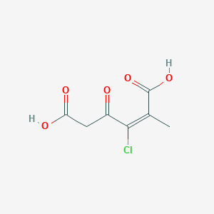 3-Chloro-2-methylmaleylacetate