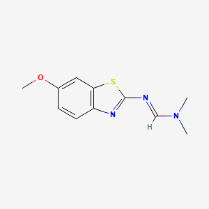 N'-(6-Methoxy-1,3-benzothiazol-2-yl)-N,N-dimethylimidoformamide
