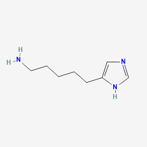 molecular formula C8H15N3 B1244762 Impentamine CAS No. 34973-91-6