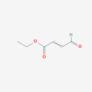 molecular formula C6H8O3 B12447658 Ethyl 4-oxobut-2-enoate 