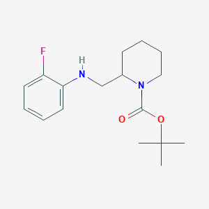 molecular formula C17H25FN2O2 B12447723 1-Boc-2-[(2-fluoro-phenylamino)-methyl]-piperidine CAS No. 887587-89-5