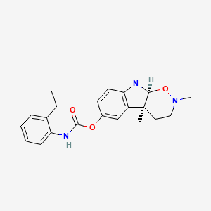 molecular formula C22H27N3O3 B1244776 Ganstigmine CAS No. 457075-21-7