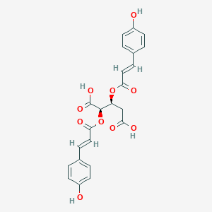 2-Deoxy-3,4-Bis-O-[3-(4-Hydroxyphenyl)propanoyl]-L-Threo-Pentaric Acid