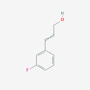 molecular formula C9H9FO B12447883 3-(3-Fluoro-phenyl)-prop-2-en-1-ol 