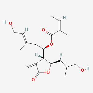 molecular formula C20H28O6 B1244793 Pycnolide 