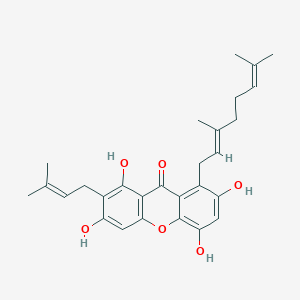 molecular formula C28H32O6 B1244798 Cratoxyarborenone A 