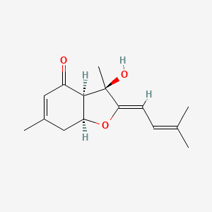 molecular formula C15H20O3 B1244800 (+)-Bisabolangelone 