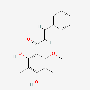 2',4'-Dihydroxy-6'-methoxy-3',5'-dimethylchalcone