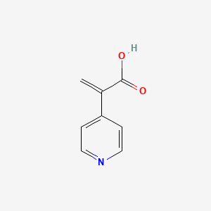 molecular formula C8H7NO2 B12448045 4-Pyridylacrylic acid 