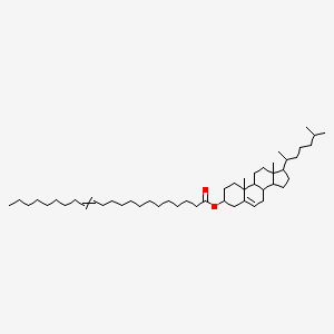 molecular formula C49H86O2 B12448071 [10,13-dimethyl-17-(6-methylheptan-2-yl)-2,3,4,7,8,9,11,12,14,15,16,17-dodecahydro-1H-cyclopenta[a]phenanthren-3-yl] docos-13-enoate 