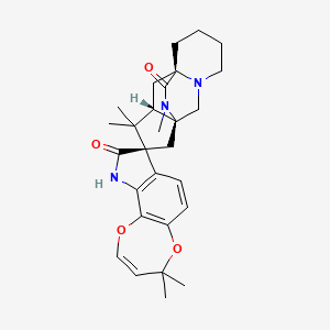 molecular formula C28H35N3O4 B1244817 Marcfortine A 