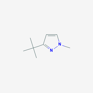 molecular formula C8H14N2 B124483 1-Methyl-3-t-butylpyrazole CAS No. 141665-16-9