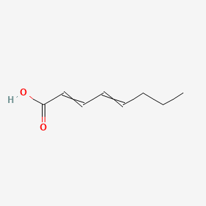 molecular formula C8H12O2 B12448323 2,4-Octadienoic acid CAS No. 90435-12-4